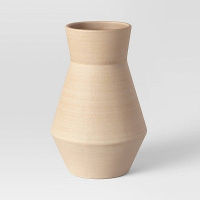 Large Sandy Modern Vase - Threshold&#8482; | Target