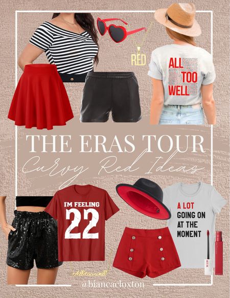 The Eras Tour CURVY Outfit Idea Options - Red Album ❤️🎶

Taylor Swift, Concert Outfit, Plus Size, All Too Well, 22, Red Skirt, Black Sequins, a outfit Ideas 



#LTKstyletip #LTKcurves #LTKFind