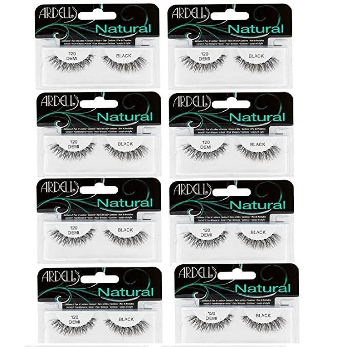 Ardell Fashion Lashes Natural Strip Lash, (Black) [120] 1 each ( Pack of 8) | Amazon (US)