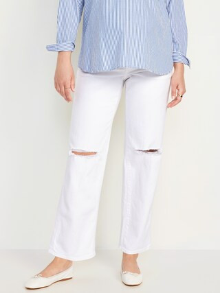 Maternity Full Panel OG Loose Jeans | Old Navy (US)
