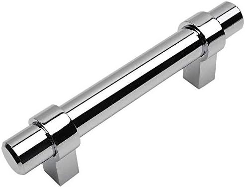 10 Pack - Cosmas 161-3.5CH Polished Chrome Contemporary Bar Cabinet Handle Pull - 3-1/2" Inch (89... | Amazon (US)