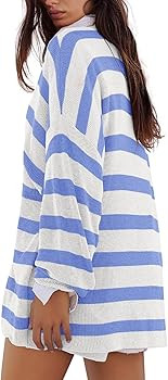 Panadila Womens Striped Sweater Set Oversized Lounge Sets Matching Pajamas Long Sleeve Sweater To... | Amazon (US)