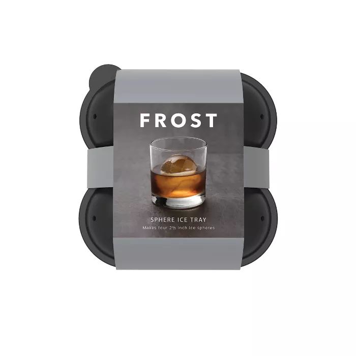 FROST Silicone Round Ice Cube Tray Gray | Target
