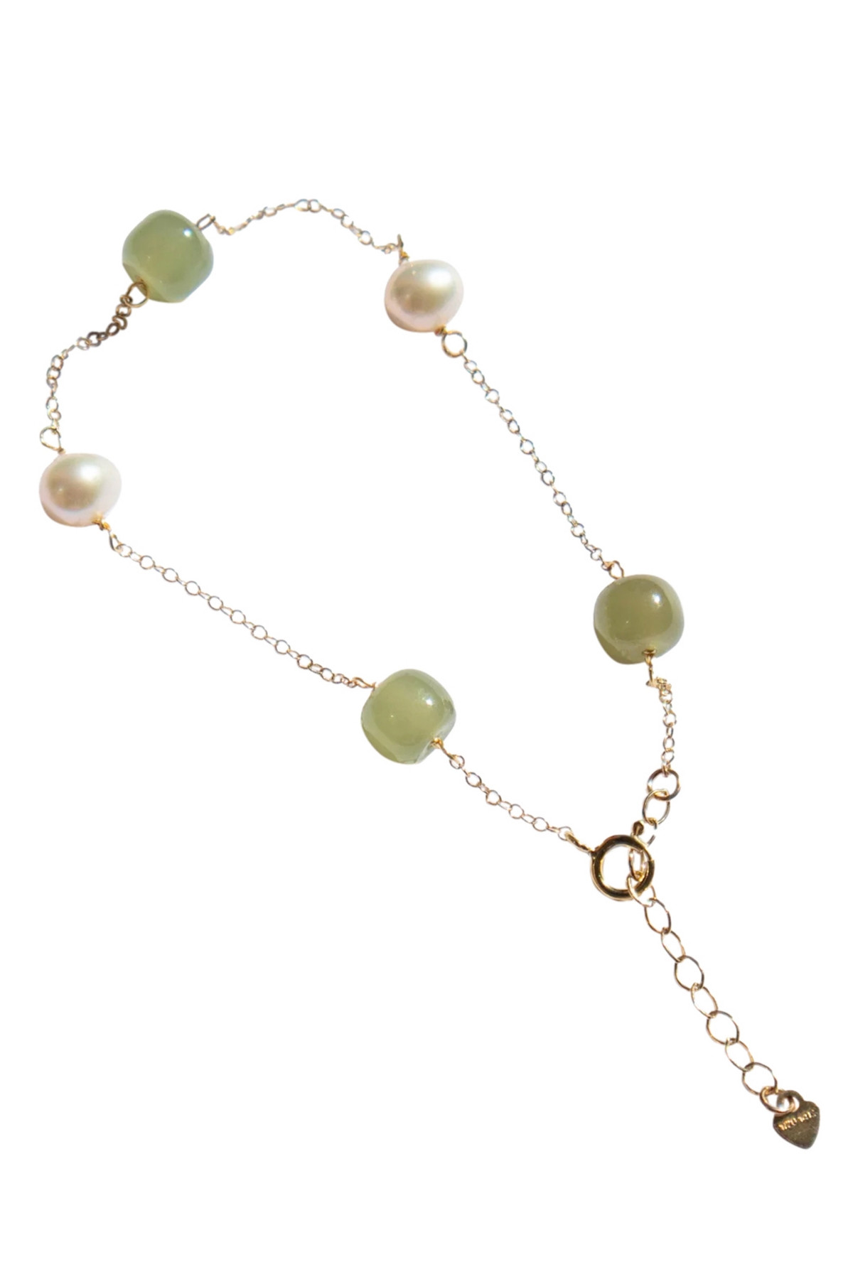 Olivia — Jade pearl bracelet - Green | Macy's