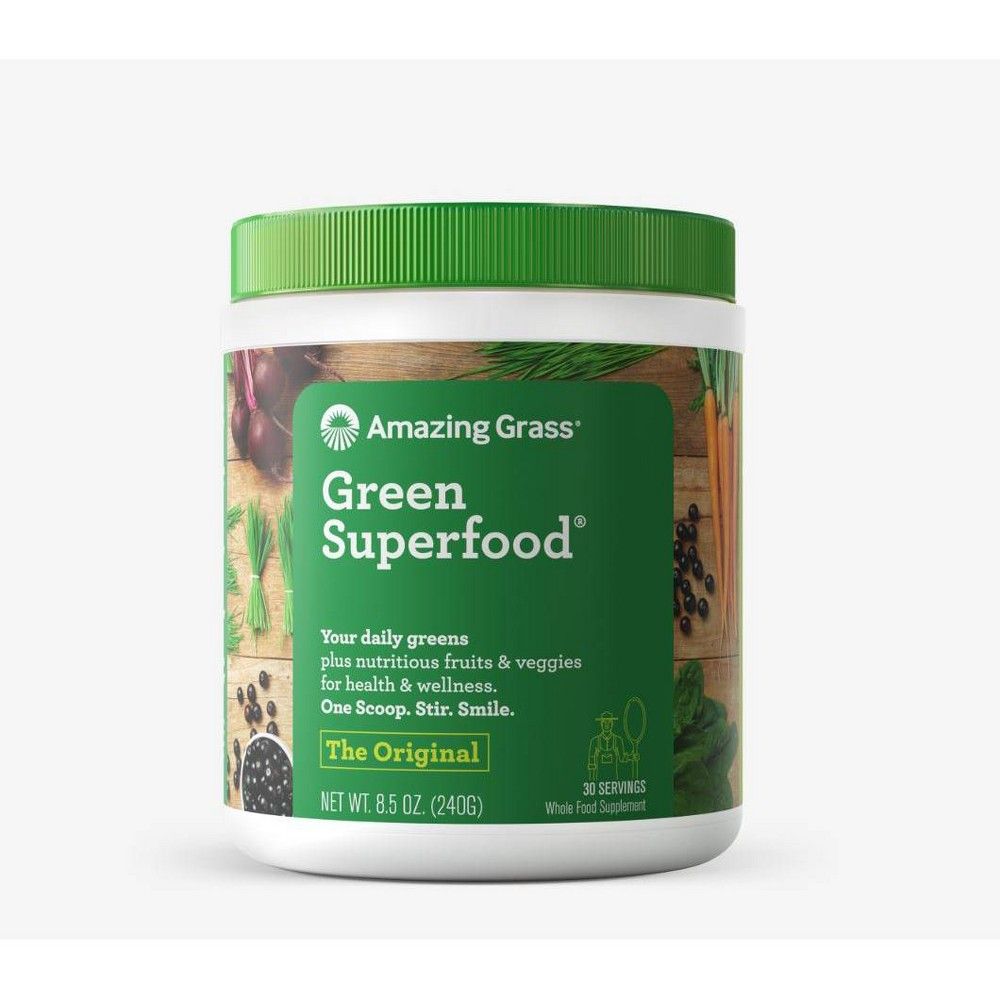 Amazing Grass Green Superfood Vegan Powder - Original - 8.5oz | Target