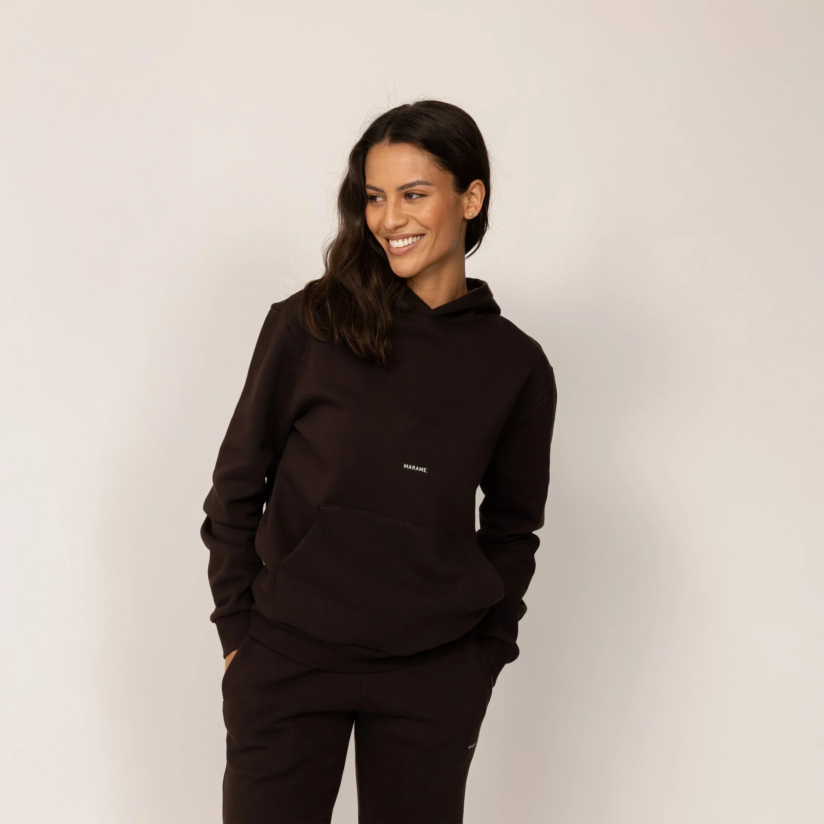 100% Portuguese Cotton Fleece Logo Hoodie | Marame