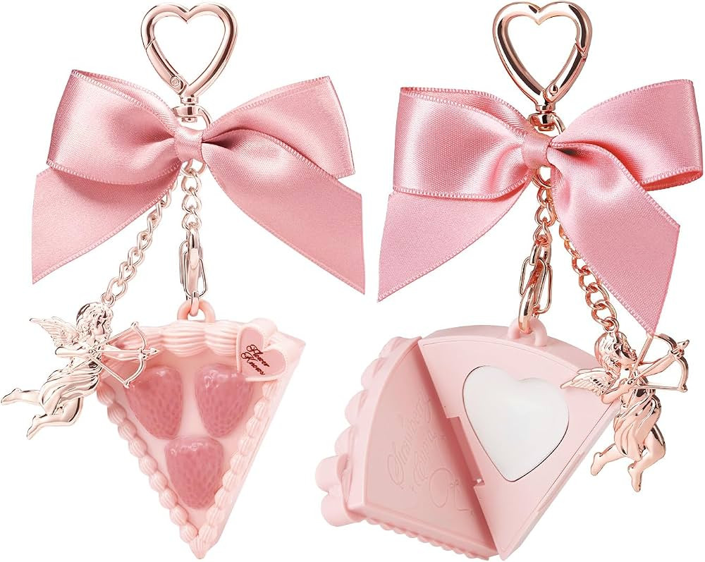 Flower Knows Strawberry Cupid Solid Perfume,Cake Bag Charms,Portable Travel Perfumes,Long Lasting... | Amazon (US)