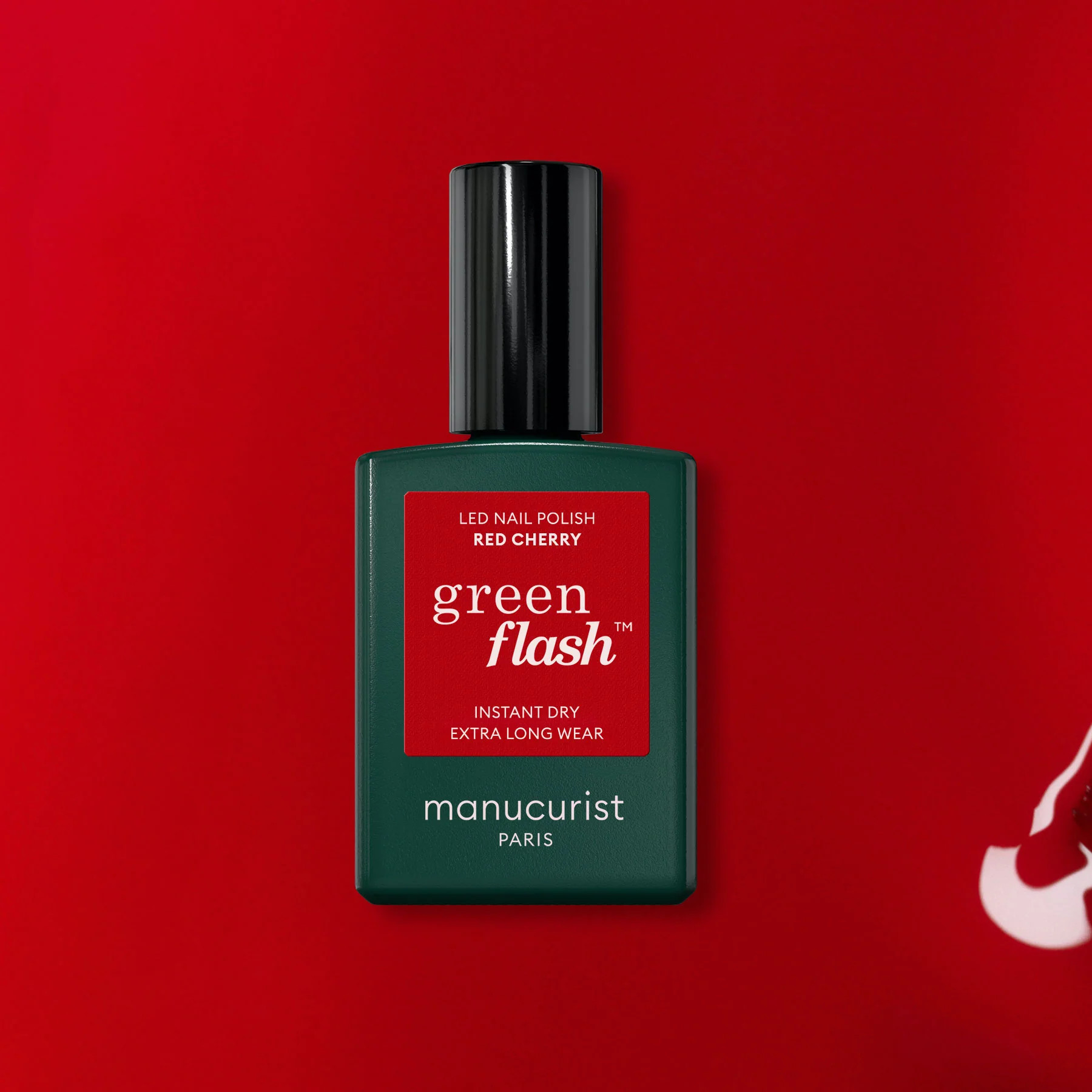 Cherry red LED nail polish - The alternative to gel nail polish | Manucurist Global