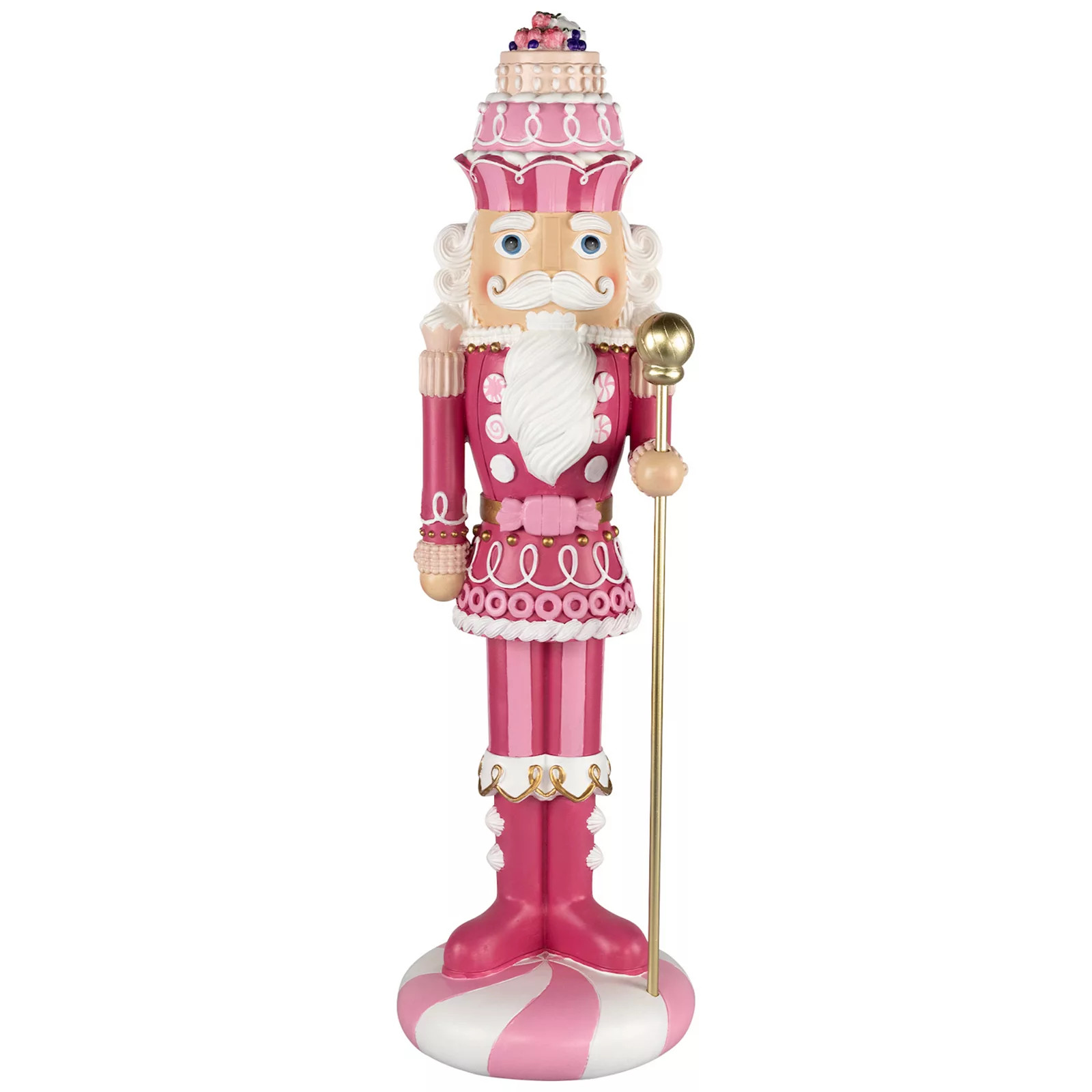 Northlight Pastel Candy Nutcracker King Christmas Figure, Pink | Kohl's