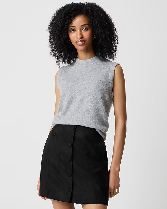 Crewneck sweater-vest in extra-soft yarn | J.Crew Factory
