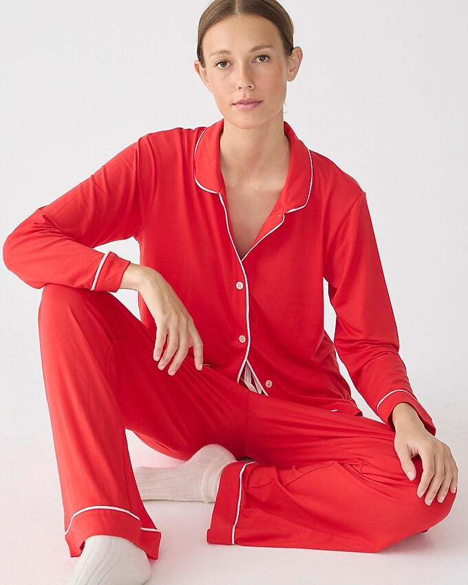 Eco dreamiest long-sleeve pajama set | J. Crew US
