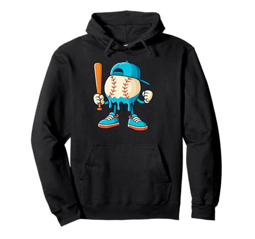 Baseball Lifestyle 101 Apparel Youth Baseball Drip Icecream Pullover Hoodie | Amazon (US)