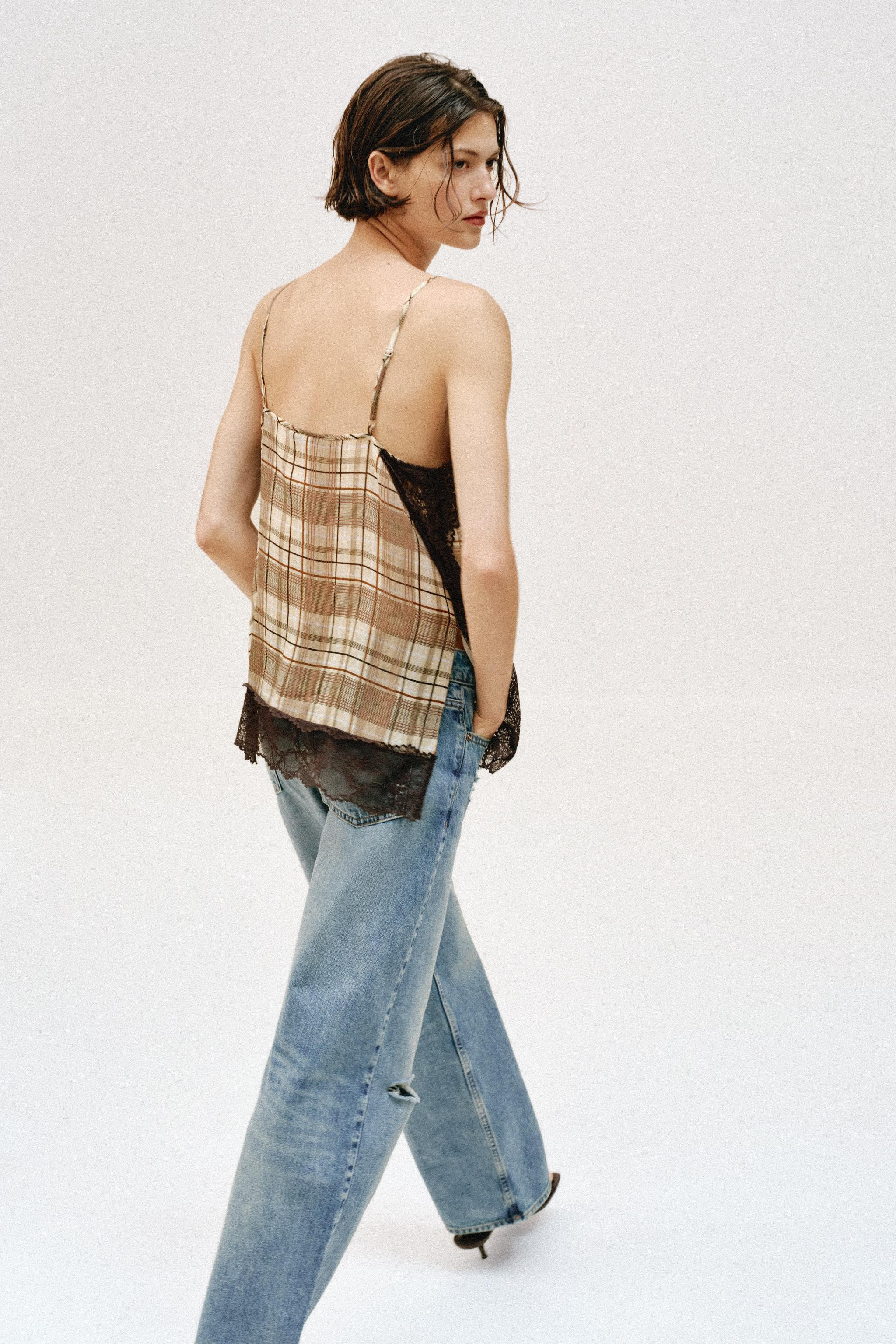 PLAID CAMISOLE | Zara US