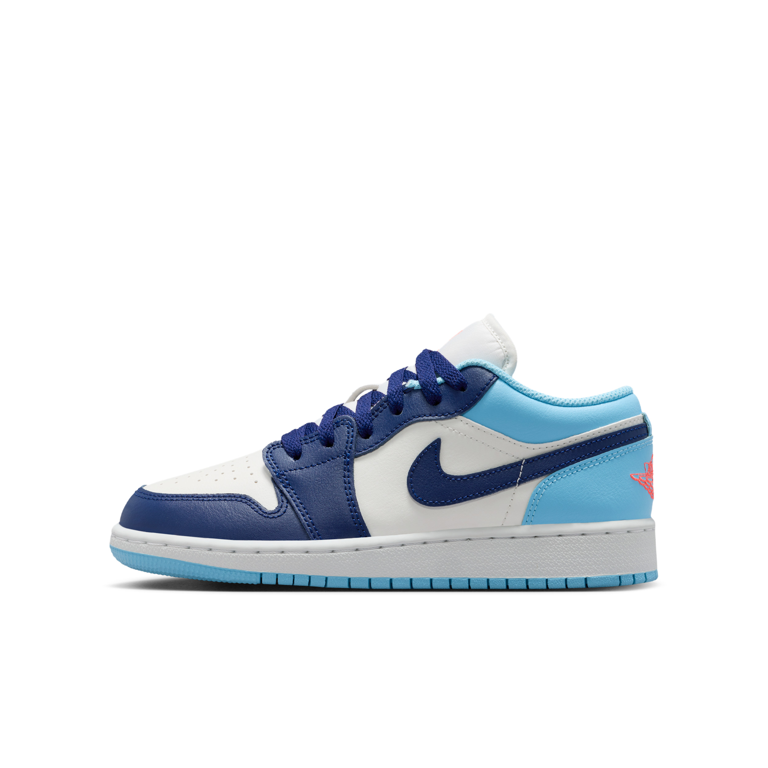 Air Jordan 1 Low Big Kids' Shoes in White | 553560-149 | Nike (US)