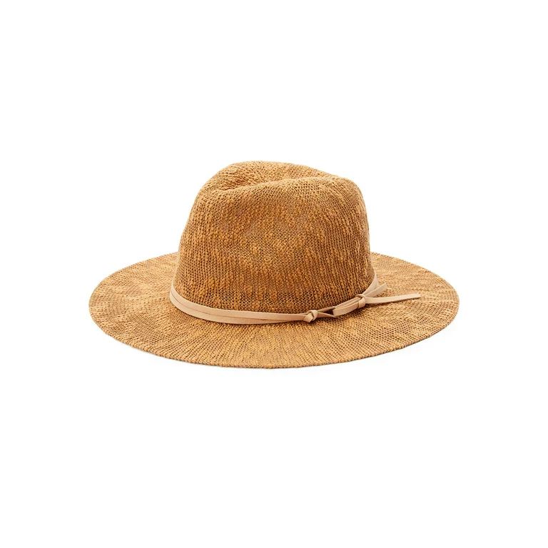 Time and Tru Women’s Fedora with Faux Suede Trim | Walmart (US)