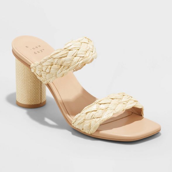 Women&#39;s Basil Heels - A New Day&#8482; Tan 9 | Target