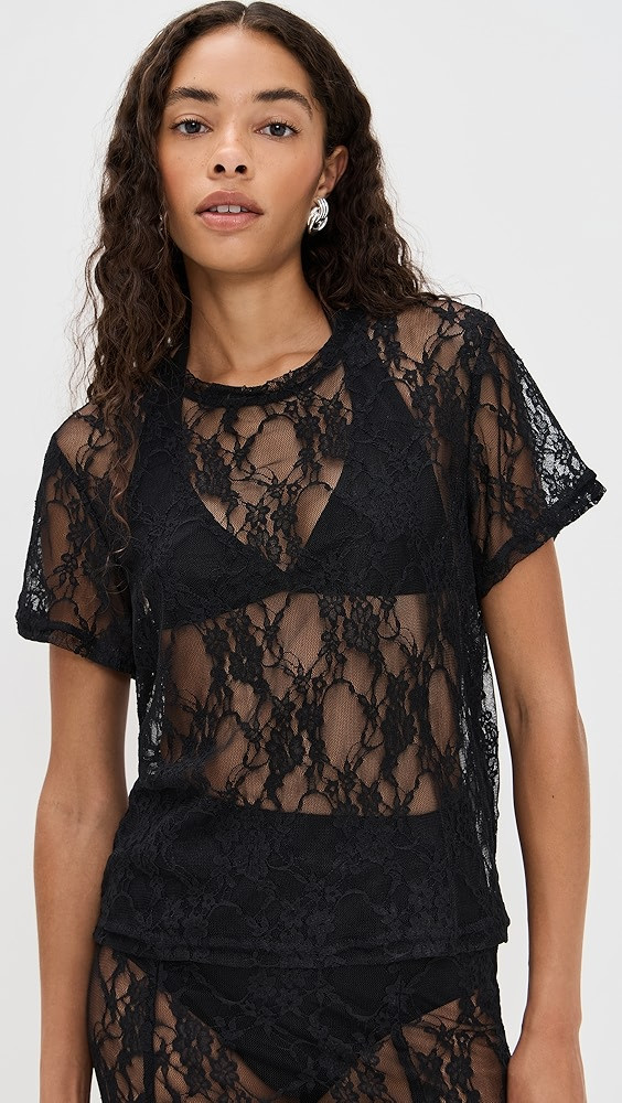 Lace Tee | Shopbop
