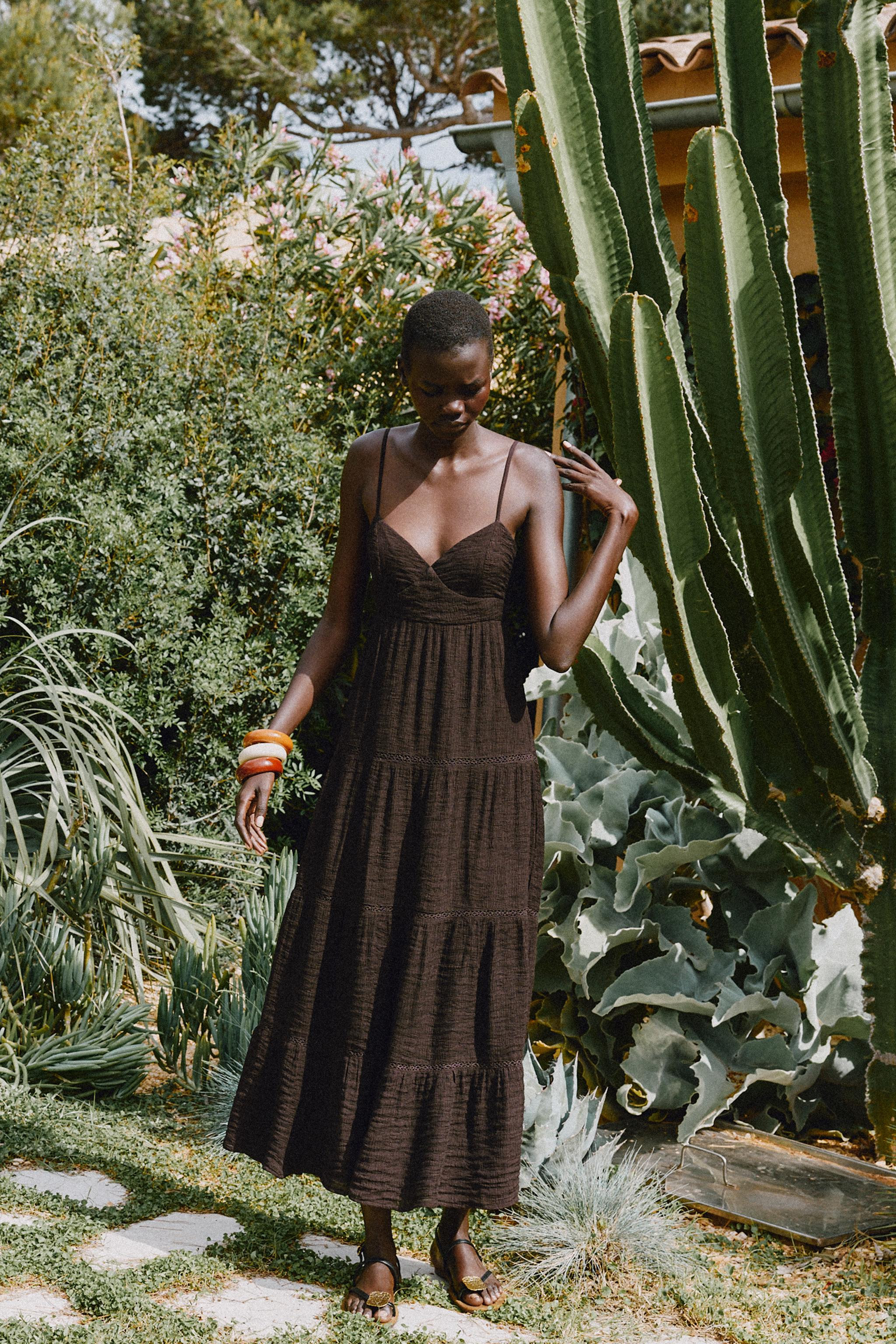 LONG STRAPPY DRESS | Zara US