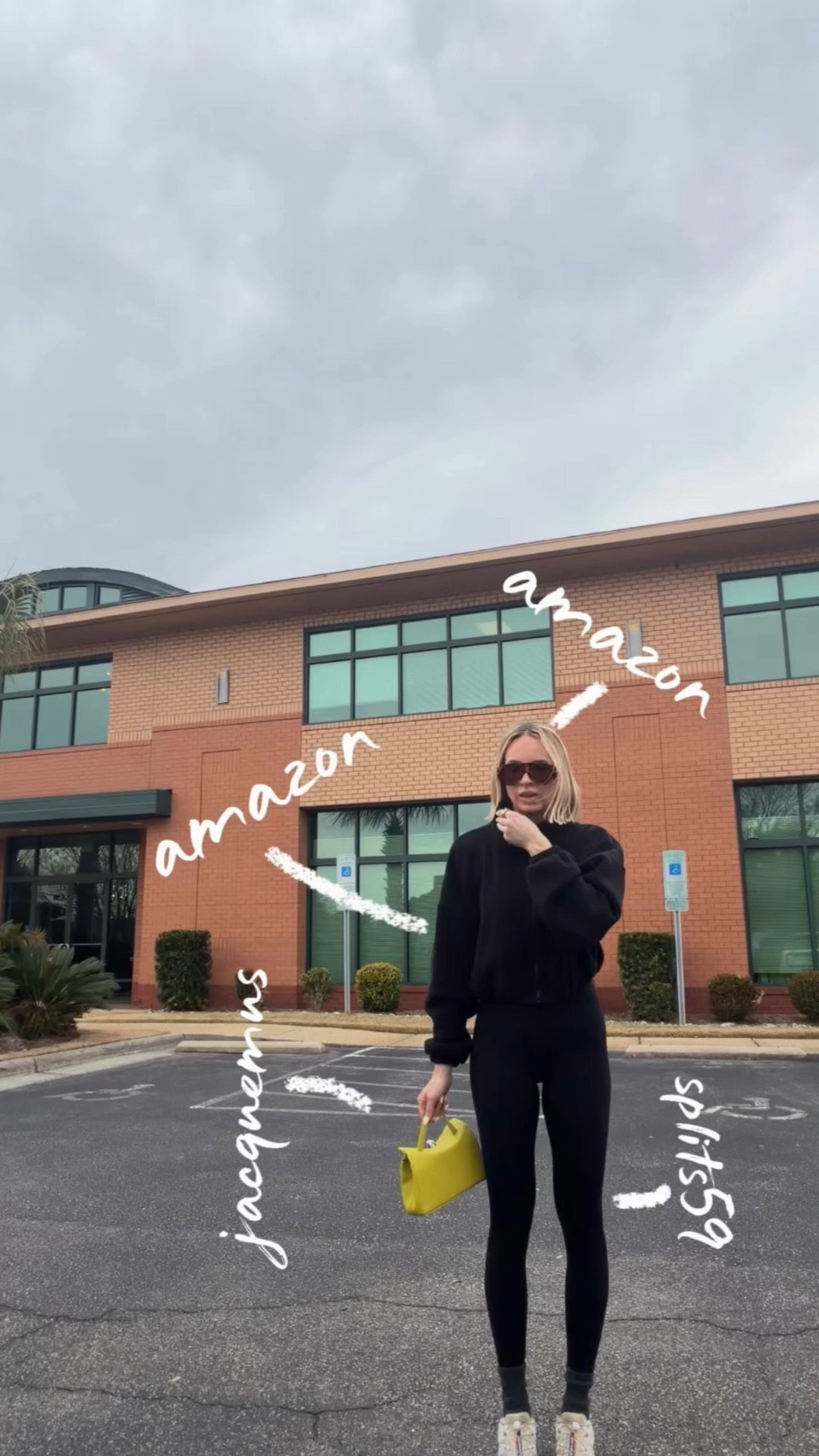 Wearing a medium in the Amazon fleece, an extra small and the leggings and the sneakers run true to size ￼

#LTKdayinmylife #LTKActive #LTKfitnessgoals