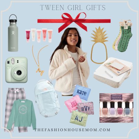 Tween girl gift ideas- 
Everything she wants from a Sherpa jacket, to a laptop tray, ruffle socks, mini backpack, monogrammed pouch, pajama set, disposable camera, pineapple mirror and more gift ideas! 


#LTKGiftGuide #LTKkids #LTKHoliday