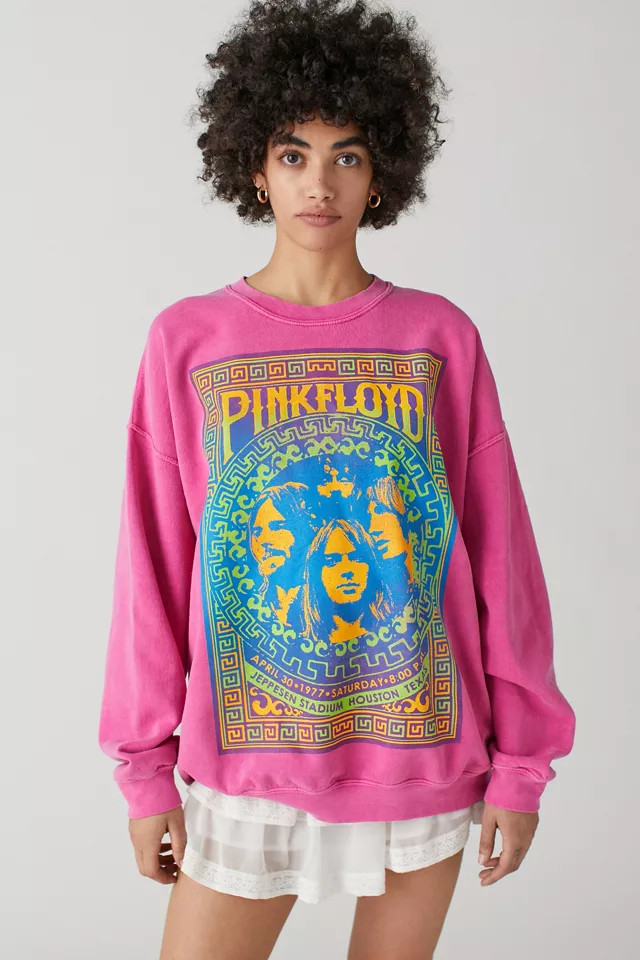 Pink Floyd 1977 Tour Crew Neck Sweatshirt | Urban Outfitters (US and RoW)