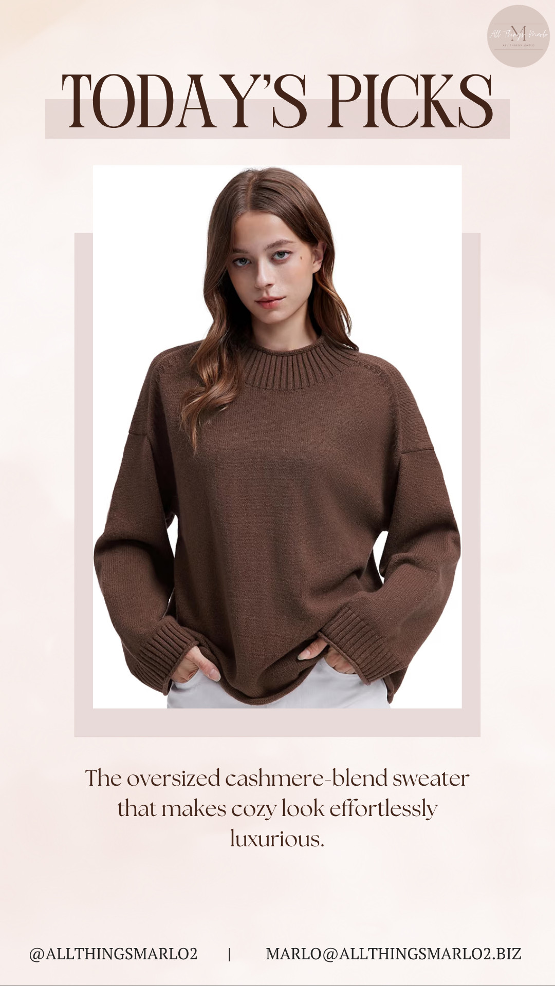 The oversized cashmere-blend sweater that makes cozy look effortlessly luxurious. 

 #LTKSeasonal #LTKWorkwear #LTKTravel