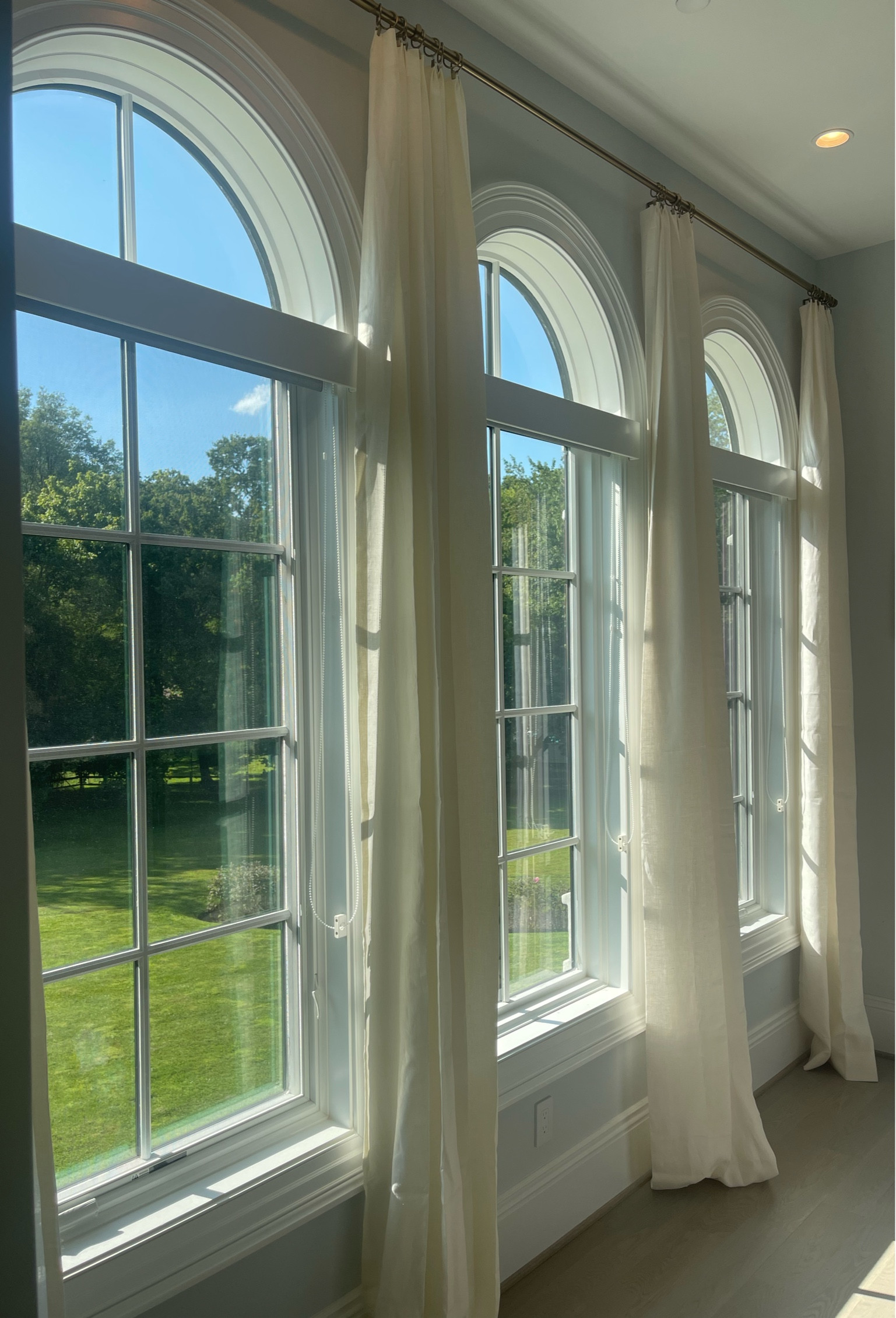 Love these Linen Drapes from Amazon! Paired it with the deep brushed brass rods. 😍 

#LTKfamily