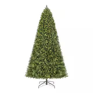 Home Accents Holiday 12 ft. Pre-Lit LED Wesley Pine Artificial Christmas Tree with 1,100 Warm Whi... | The Home Depot