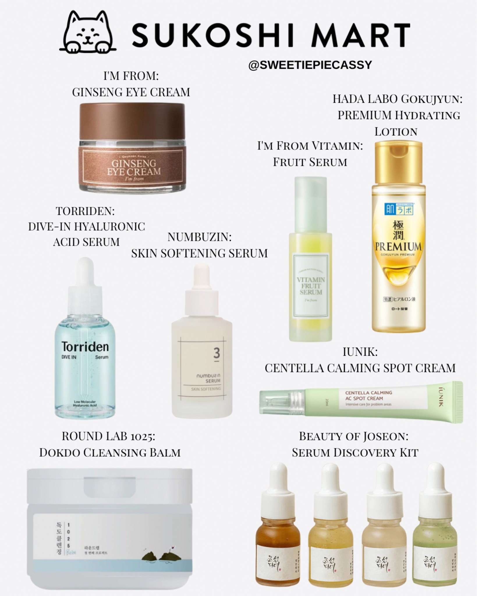 Korean Beauty: Sukoshi Mart Haul 🛍️ 

I’ve had so many questions about beauty, and Korean products specifically! I’ve included something for every skin type, including acne prone & combination! All these products are tried, true and love & tested by me as well! Make sure to check out my ‘Beauty’ collection for more of my faves!💫

#LTKbeauty #LTKfindsunder50