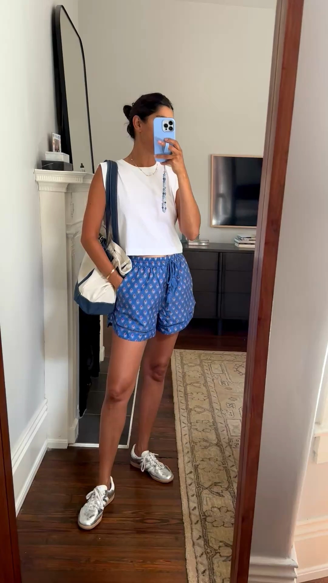 Tank - XS 
Shorts - Med

#LTKootd #LTKdayinmylife #LTKmomlife