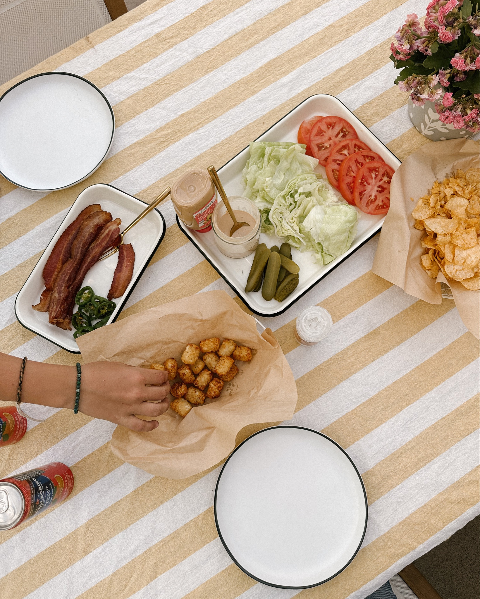 Dinner al fresco… and every detail felt a little extra (in the best way). Linked all my hosting staples—trays, snack baskets, plates, and more. 

#LTKFamily #LTKHome #LTKParties