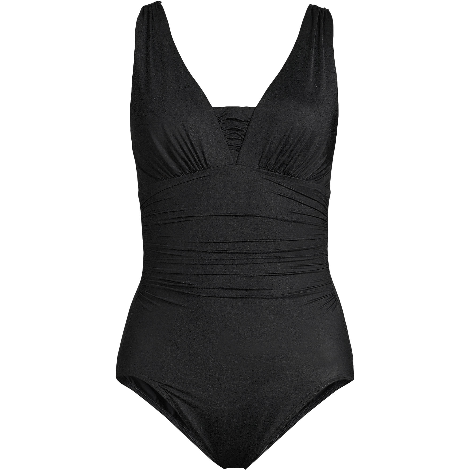 Women's SlenderSuit Grecian Tummy Control Chlorine Resistant One Piece Swimsuit | Lands' End (US)