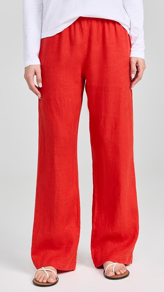 DONNI. The Linen Simple Pants | Shopbop | Shopbop