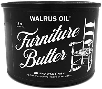 Walrus Oil - Furniture Butter - Oil and Wax Finish for Tables, Chairs, and Woodworking Projects, ... | Amazon (US)