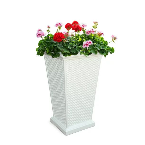 Mayne Wellington Tall Planter - White | Walmart (US)