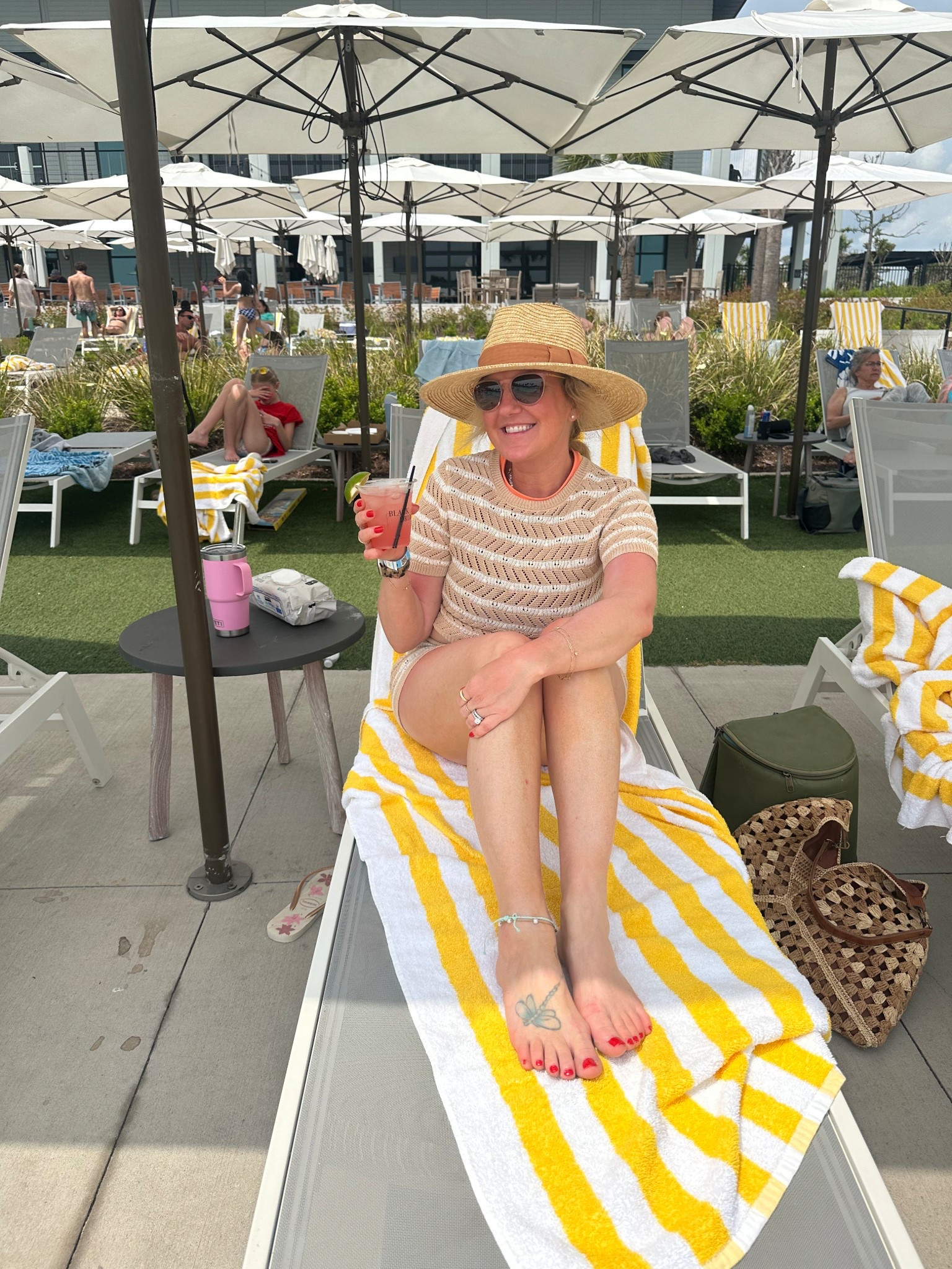 Vacay...Cocktails by the pool 

#LTKTravel #LTKSwim #LTKStyleTip