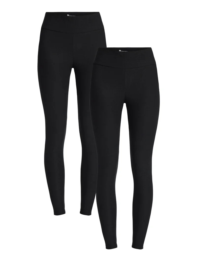 No Boundaries Faux Sueded Ankle Leggings, 27.5”Inseam, 1 or 2-Pack, Women's & Women's Plus Size... | Walmart (US)