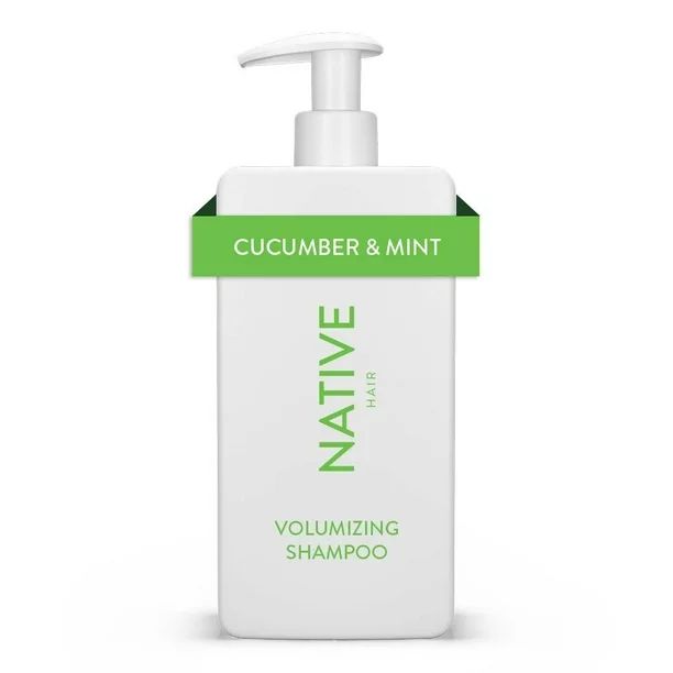 Native Volumizing Shampoo, Cucumber & Mint, Sulfate & Paraben Free, 16.5 oz | Walmart (US)