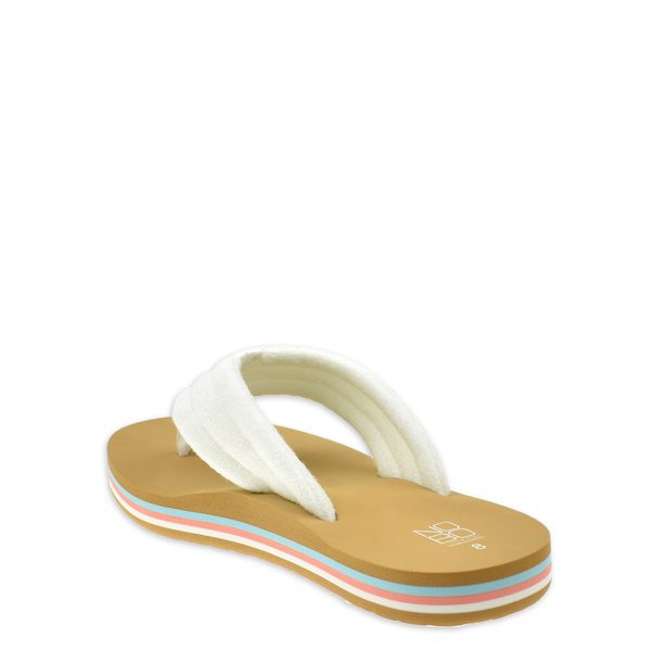 No Boundaries Women's Terry Cloth Flip Flops | Walmart (US)