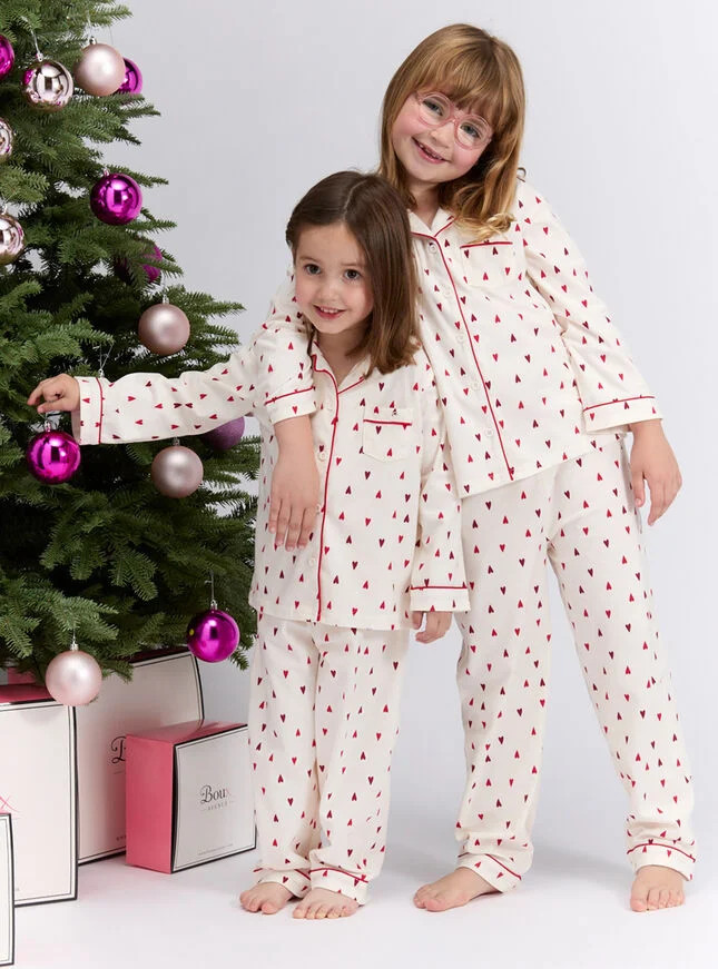 Kids' red heart pyjamas in a bag - Cream | Boux Avenue (UK)