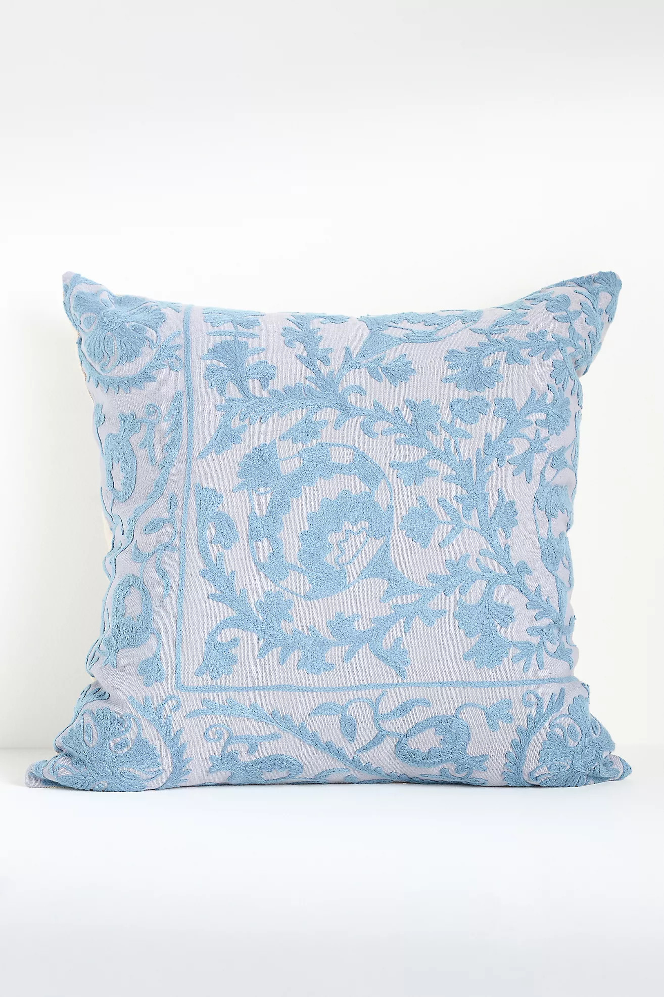 Hand-Embroidered Emilie Suzani Pillow | Anthropologie (US)