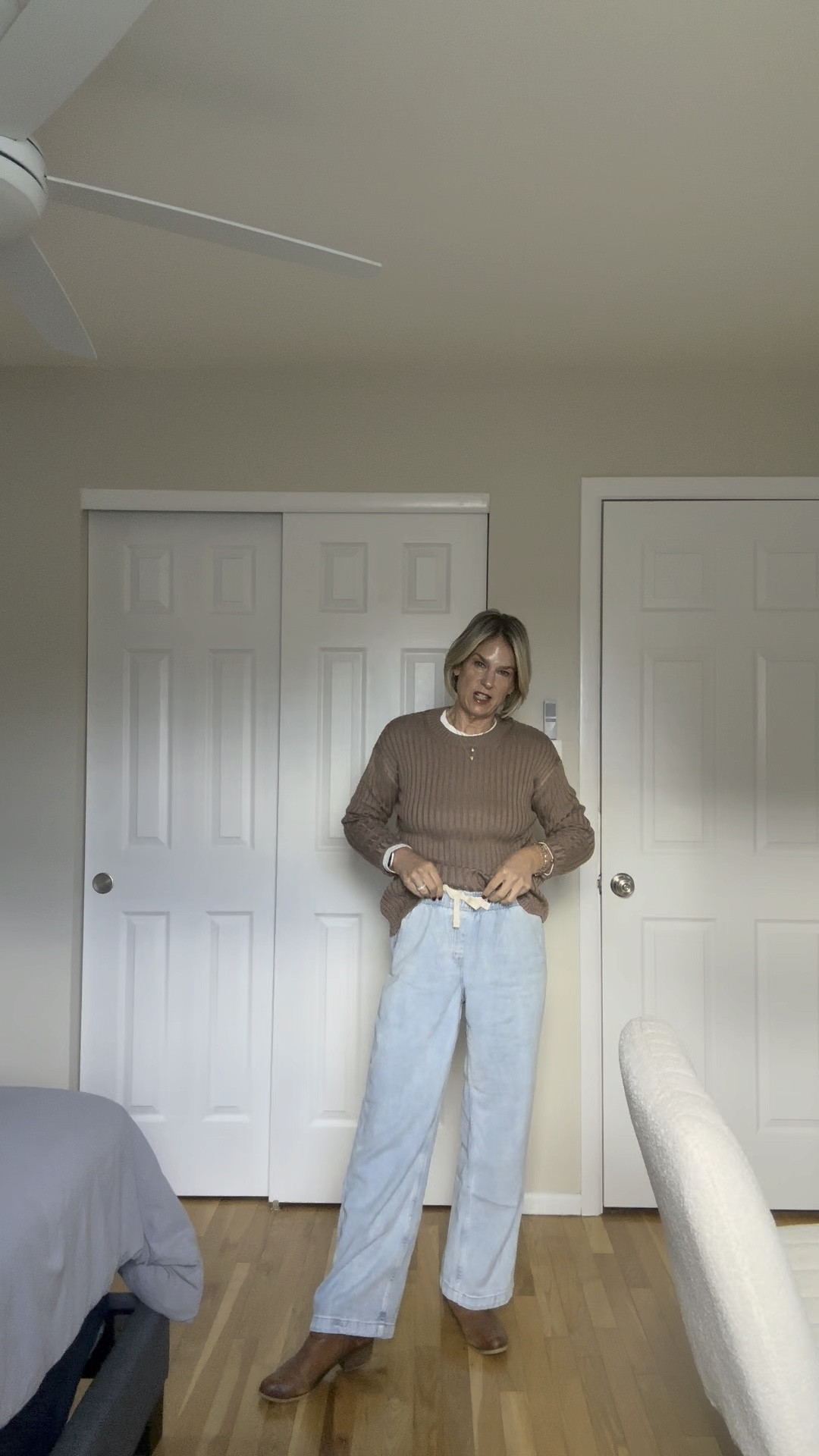 The perfect work from home comfy but work appropriate outfit  

#LTKWorkwear #LTKOver40