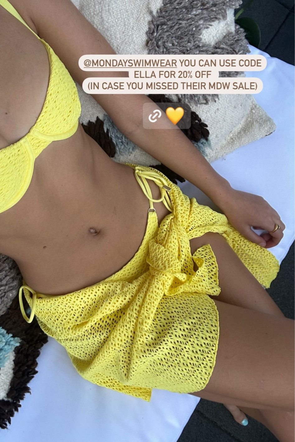 my new favorite swim 💛
you can use code ELLA for 20% off 

#LTKswim #LTKsalealert