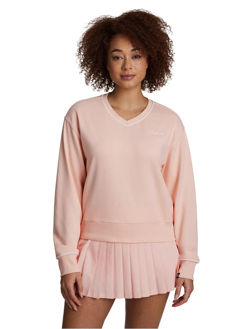 Reebok Courtside Oversize Meet & Greet Crew, Sizes XS-4X | Walmart (US)