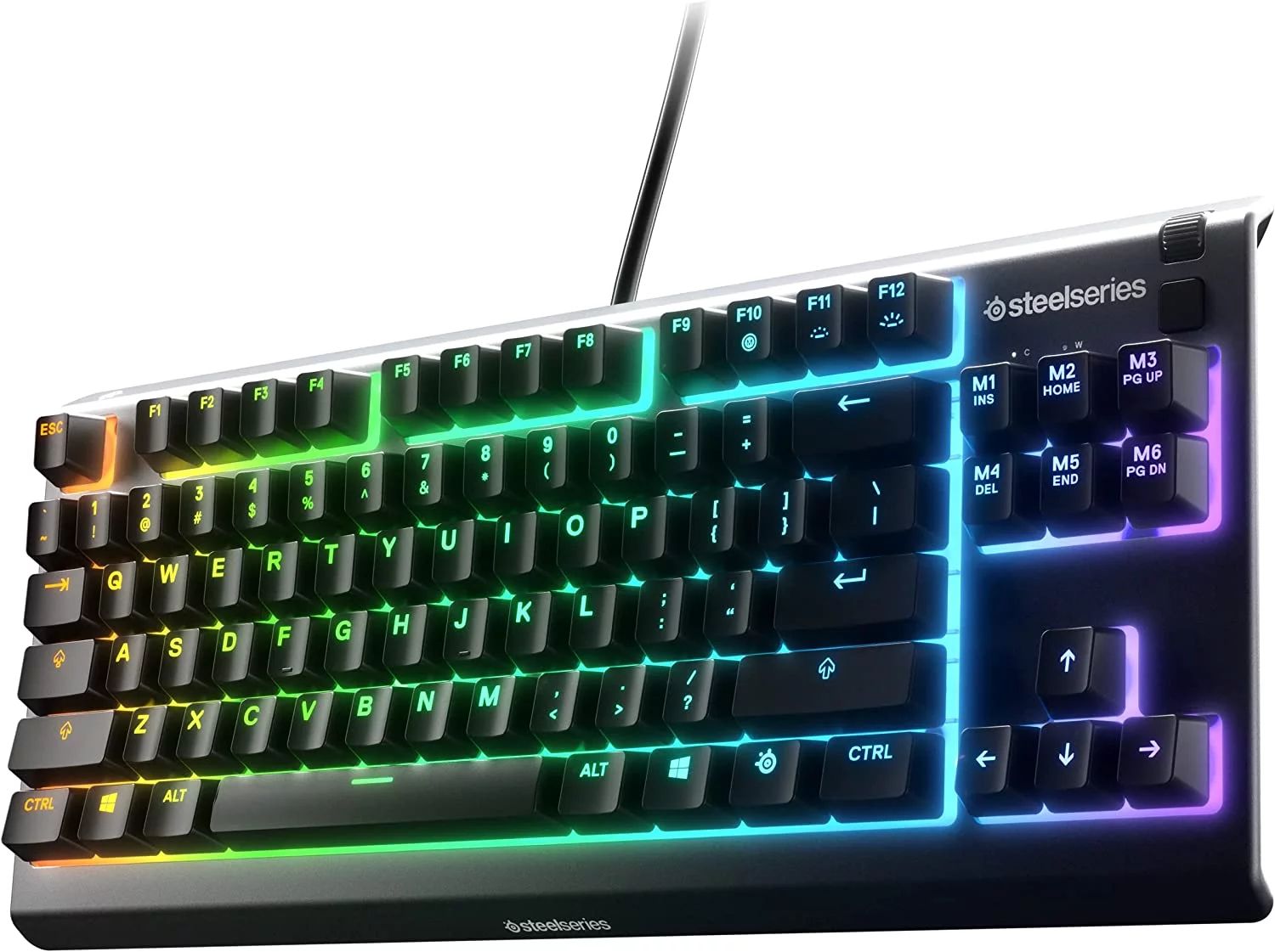SteelSeries Apex 3 TKL RGB Gaming Keyboard for PC, USB Type-A, IP32 Water & Dust Resistant - Walm... | Walmart (US)