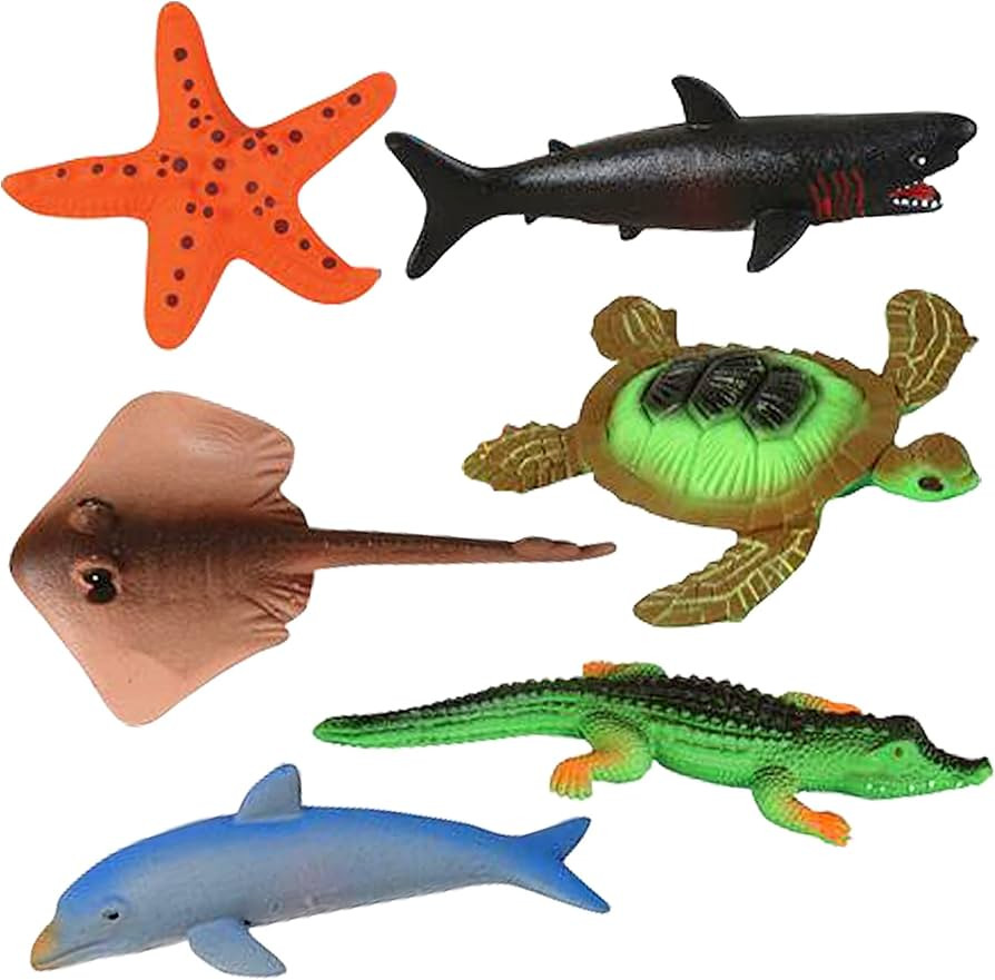 ArtCreativity Growing Sea Animals 6 Different Water Expanding Sea Creatures - Grows 6X Larger, Am... | Amazon (US)