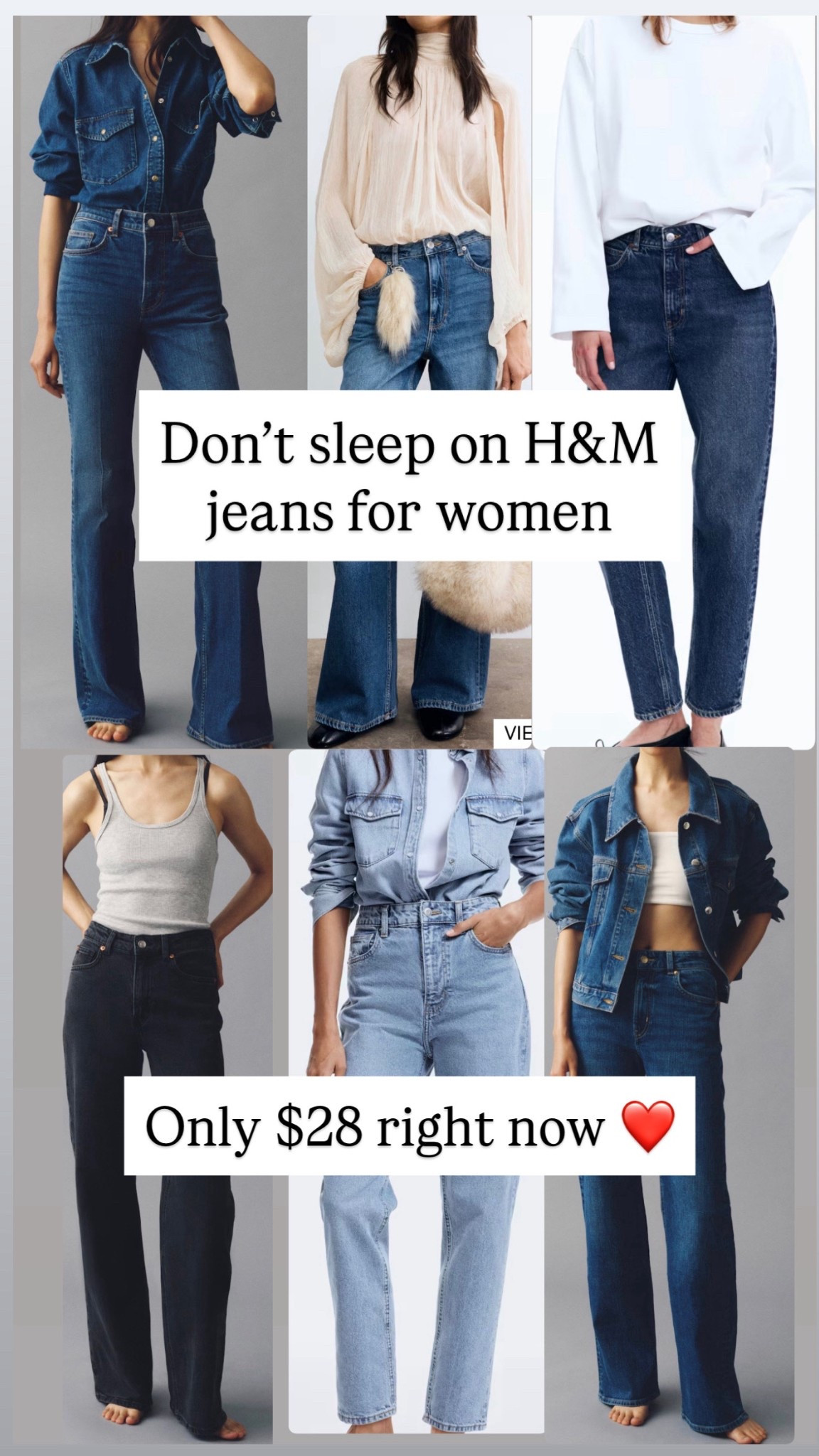 Don’t sleep on H&M jeans. Only $28!!

#LTKSaleAlert