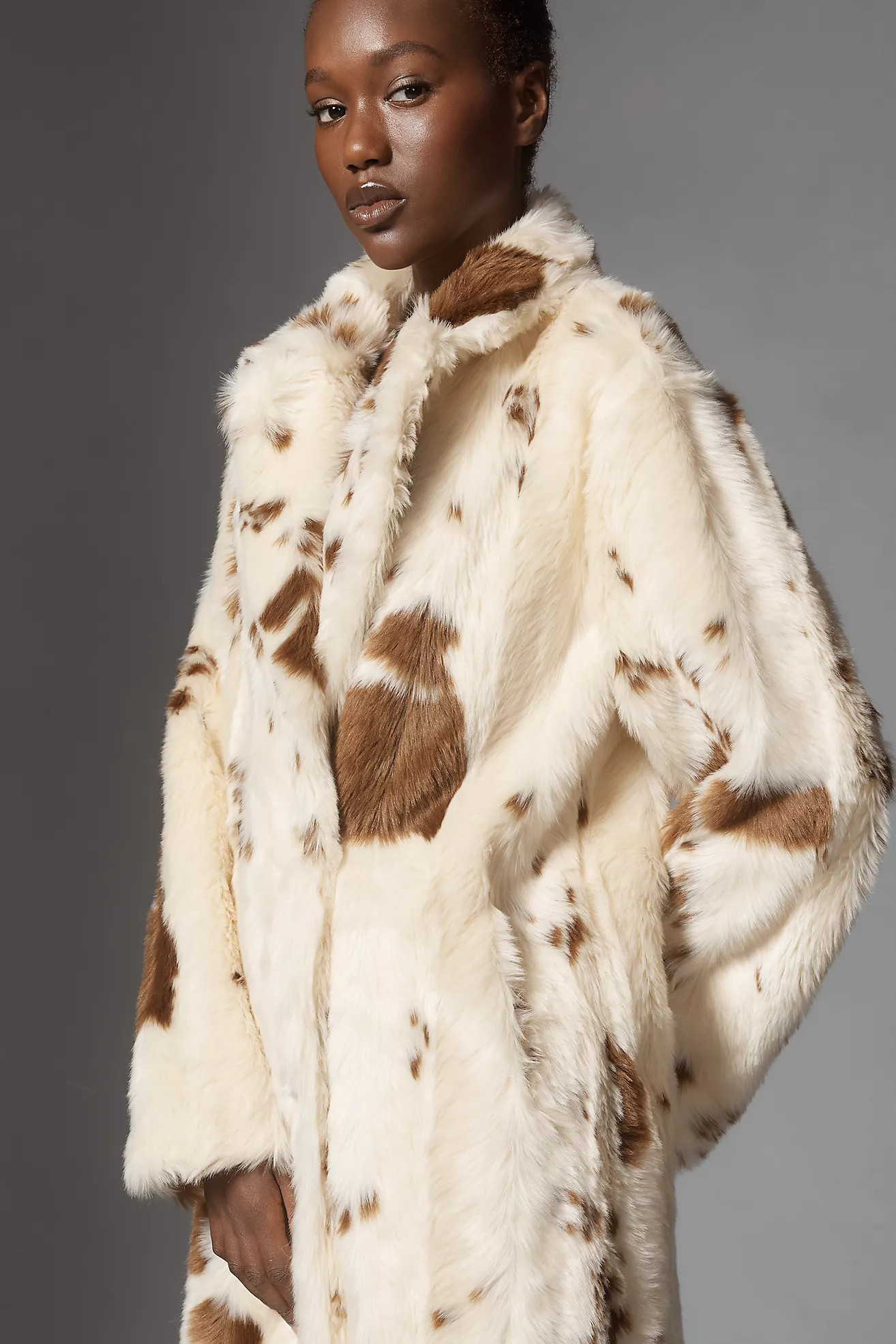 Maeve Grand Glam Faux Fur Coat | Anthropologie (US)