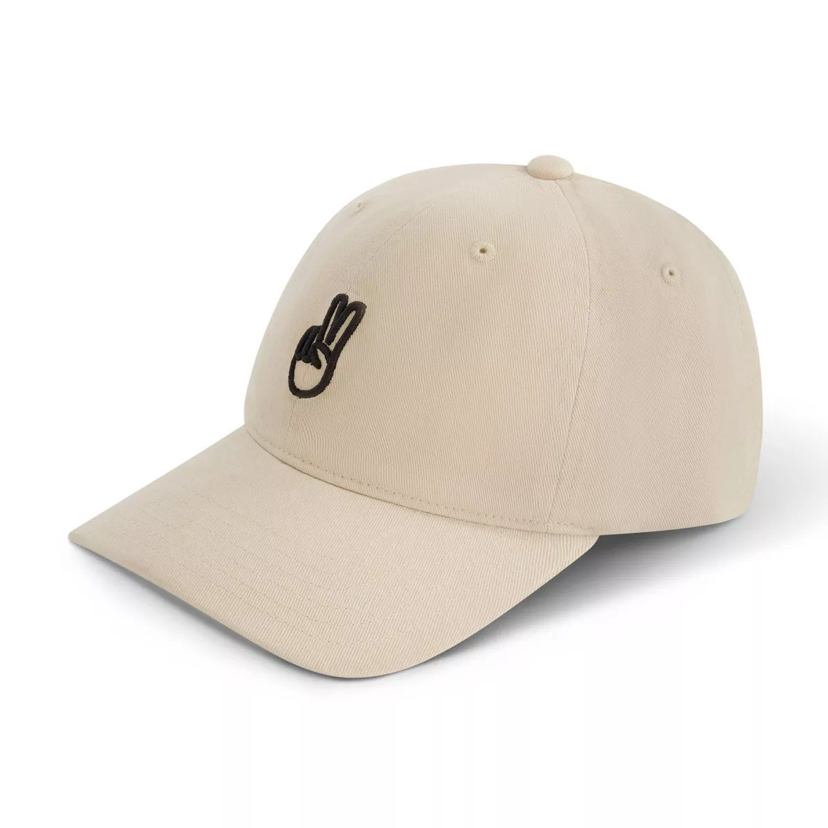 Concept One Peace Sign Dad Baseball Hat - Beige | Target