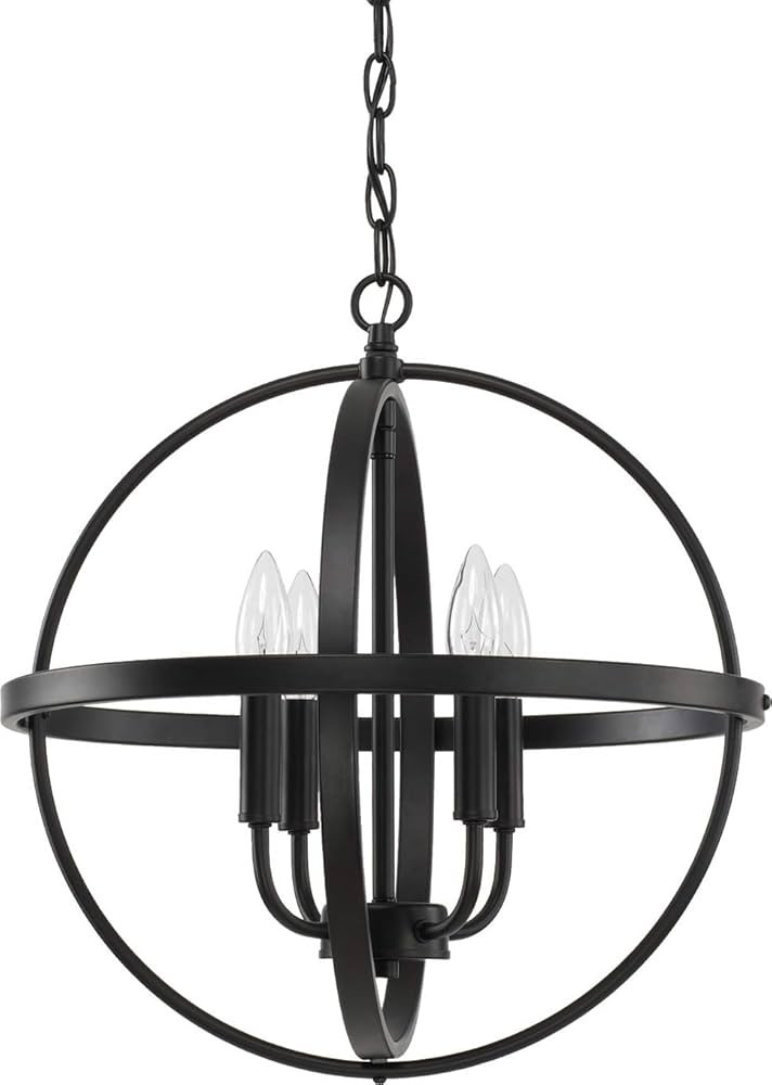 HomePlace Lighting 317541MB Hartwell Transitional Candle Orb Pendant Light, 4-Light 240 Total Wat... | Amazon (US)